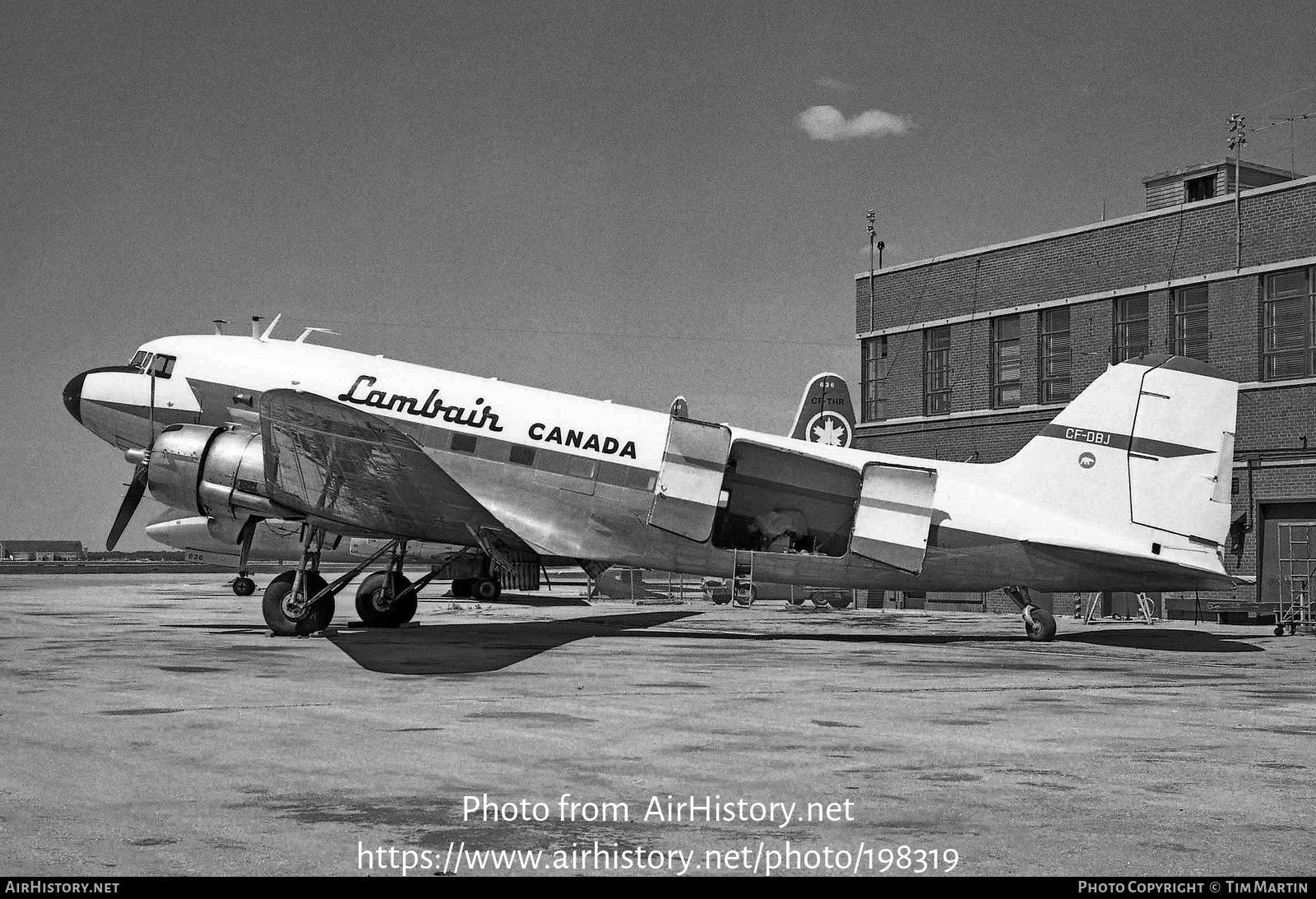 Aircraft Photo of CF-DBJ | Douglas C-47 Skytrain | Lambair Canada | AirHistory.net #198319