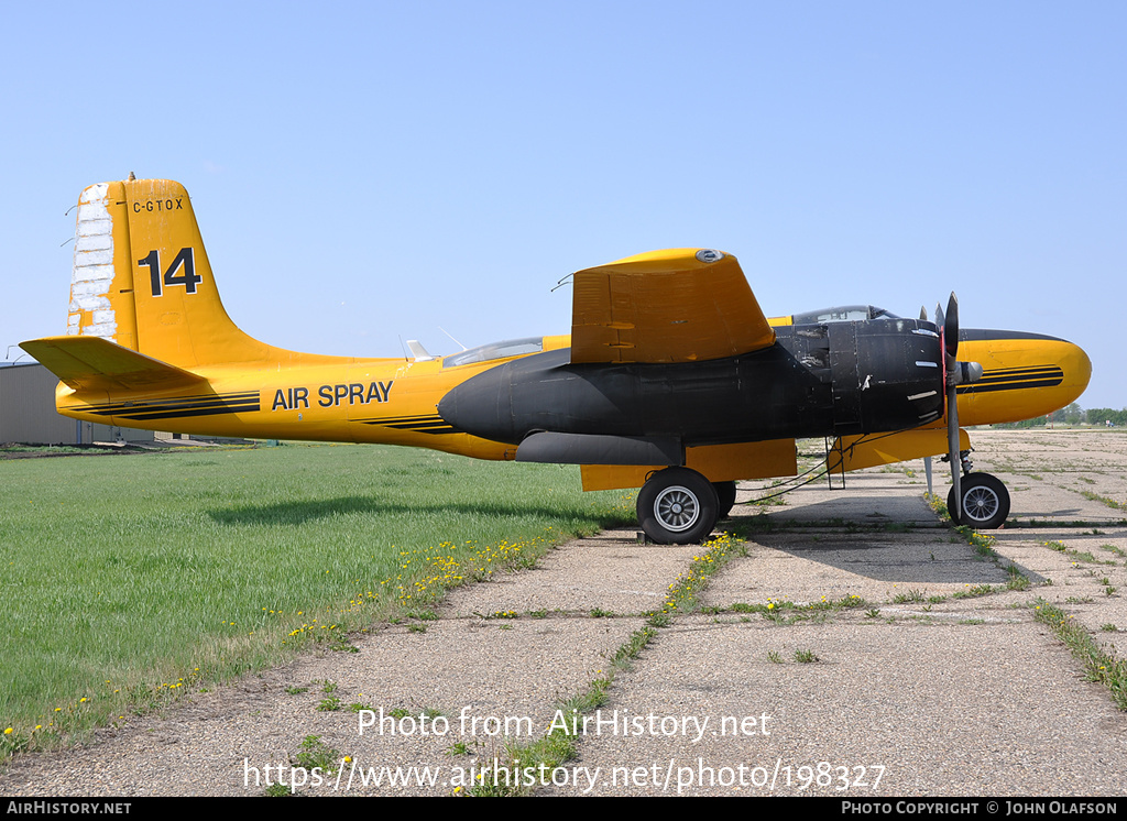 Aircraft Photo of C-GTOX | Douglas A-26B Invader | Air Spray | AirHistory.net #198327