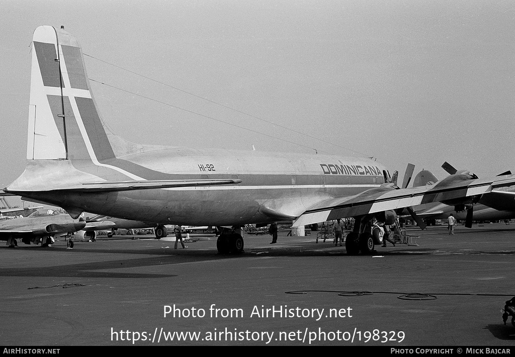 Aircraft Photo of HI-92 | Douglas DC-6B | Dominicana | AirHistory.net #198329