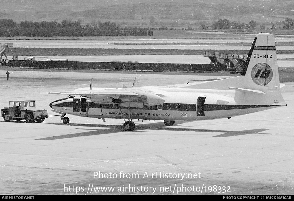 Aircraft Photo of EC-BOA | Fokker F27-600 Friendship | Iberia | AirHistory.net #198332