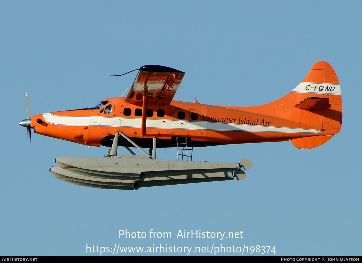 Aircraft Photo of C-FQND | Vazar DHC-3T Turbine Otter | Vancouver Island Air | AirHistory.net #198374