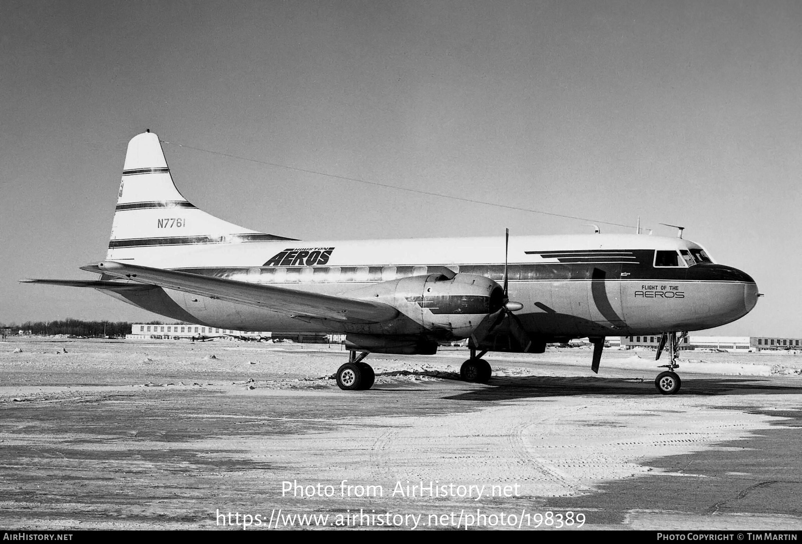 Aircraft Photo of N7761 | Convair 240-23 | Houston Aeros | AirHistory.net #198389