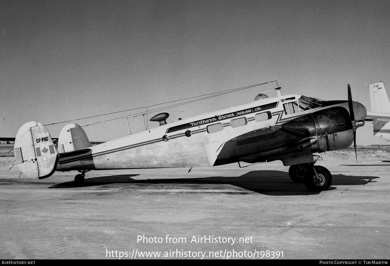 Aircraft Photo of CF-PVC | Beech Expeditor 3NM | Northern Stores | AirHistory.net #198391