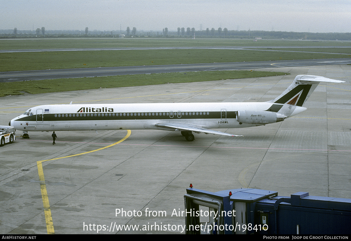 Aircraft Photo of I-DAWL | McDonnell Douglas MD-82 (DC-9-82) | Alitalia | AirHistory.net #198410