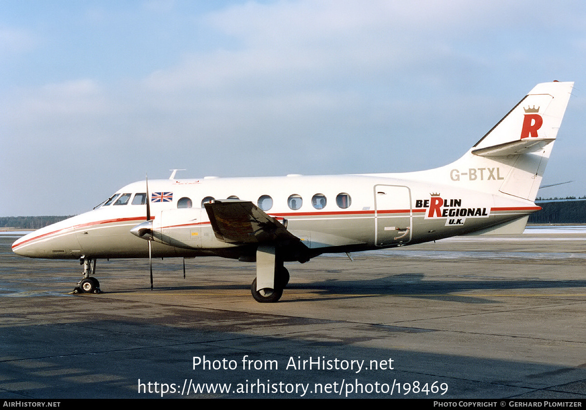 Aircraft Photo of G-BTXL | British Aerospace BAe-3100 Jetstream 31 | Berlin Regional U.K. | AirHistory.net #198469
