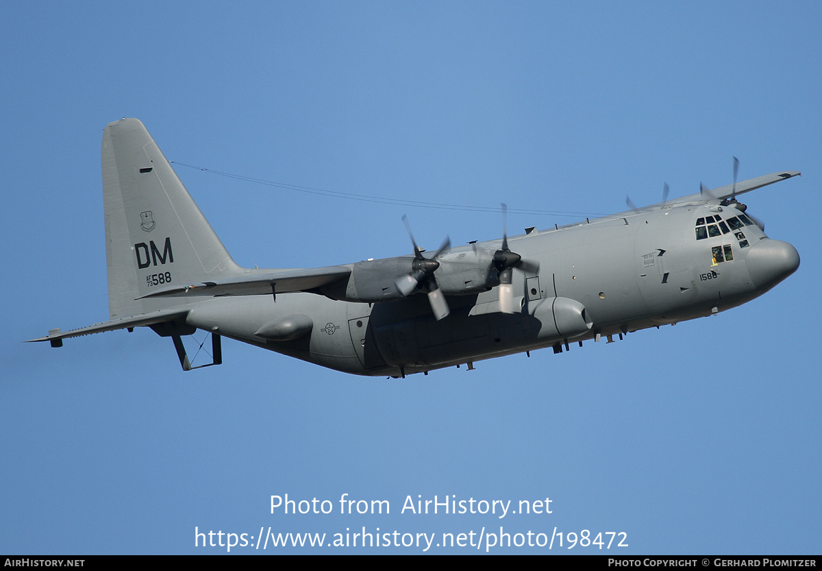 Aircraft Photo of 73-1588 / AF73-588 | Lockheed EC-130H Hercules (L-382) | USA - Air Force | AirHistory.net #198472