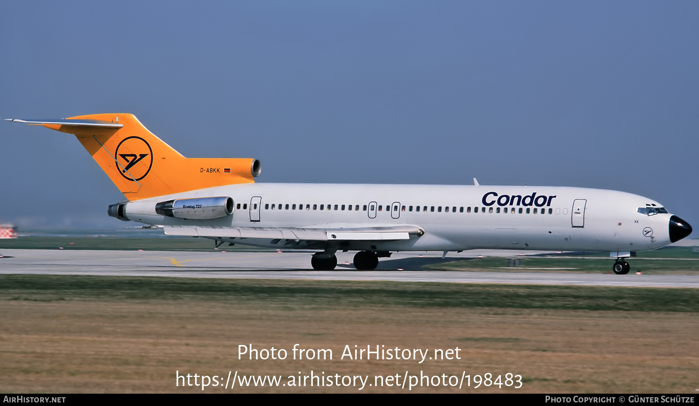 Aircraft Photo of D-ABKK | Boeing 727-230/Adv | Condor Flugdienst | AirHistory.net #198483