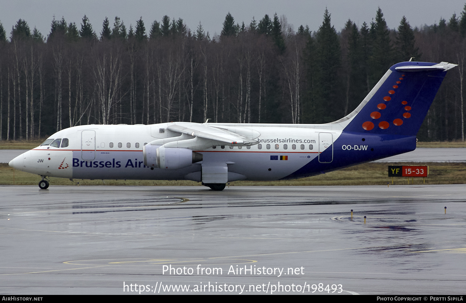 Aircraft Photo of OO-DJW | British Aerospace Avro 146-RJ85 | Brussels Airlines | AirHistory.net #198493