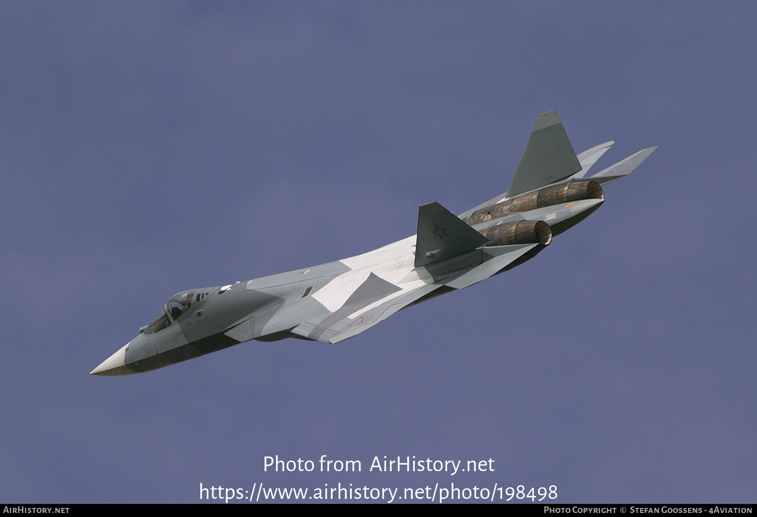 Aircraft Photo of 054 blue | Sukhoi T-50 | Russia - Air Force | AirHistory.net #198498