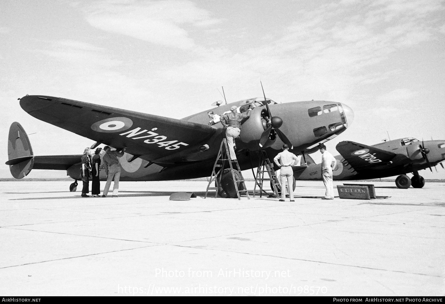 Aircraft Photo of N7345 | Lockheed 214 Hudson I | UK - Air Force | AirHistory.net #198570