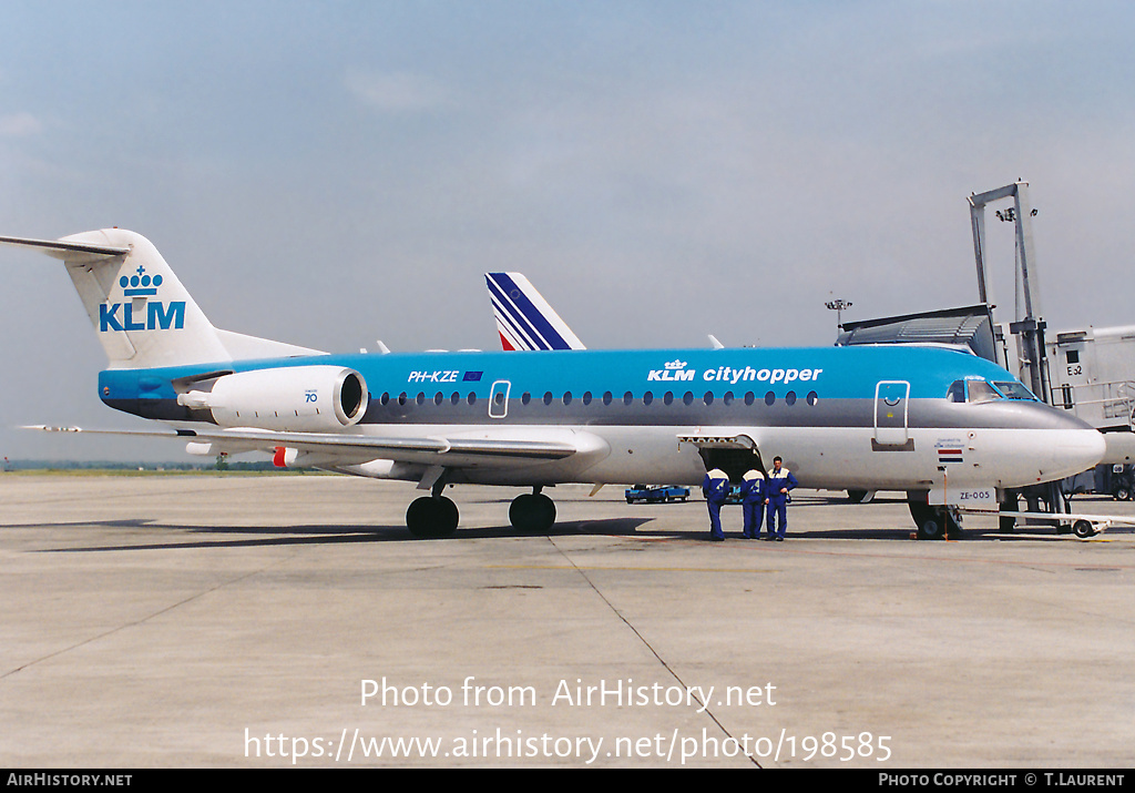 Aircraft Photo of PH-KZE | Fokker 70 (F28-0070) | KLM Cityhopper | AirHistory.net #198585