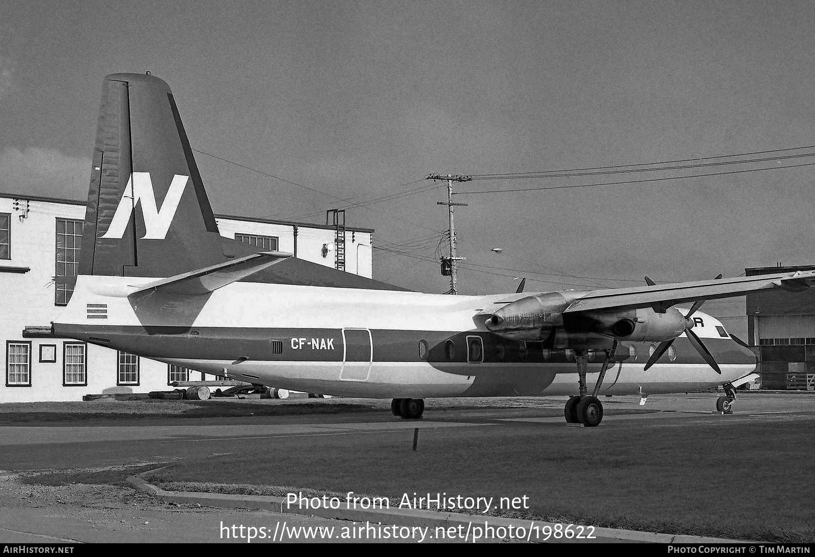 Aircraft Photo of CF-NAK | Fairchild Hiller FH-227D(LCD) | Nordair | AirHistory.net #198622