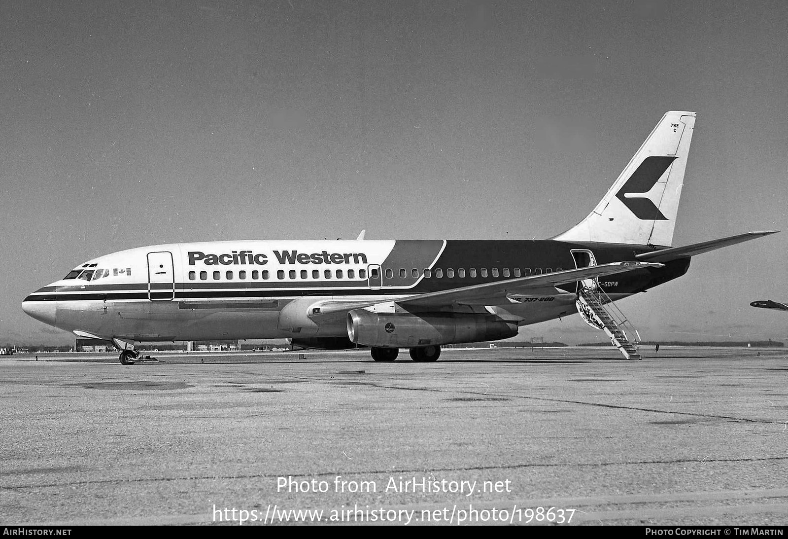 Aircraft Photo of C-GOPW | Boeing 737-275C/Adv | Pacific Western Airlines | AirHistory.net #198637