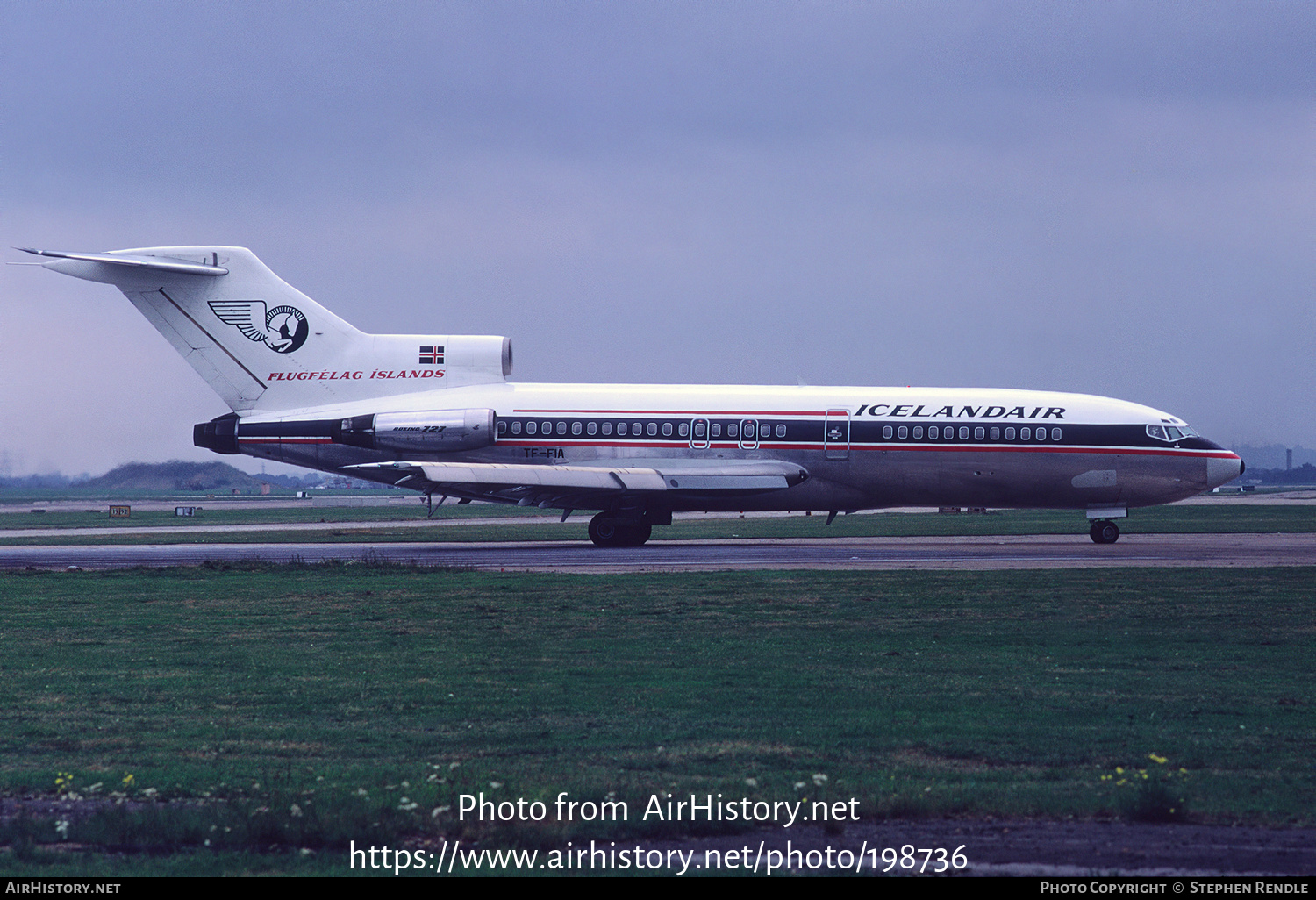 Aircraft Photo of TF-FIA | Boeing 727-185C | Icelandair - Flugfélag Íslands | AirHistory.net #198736