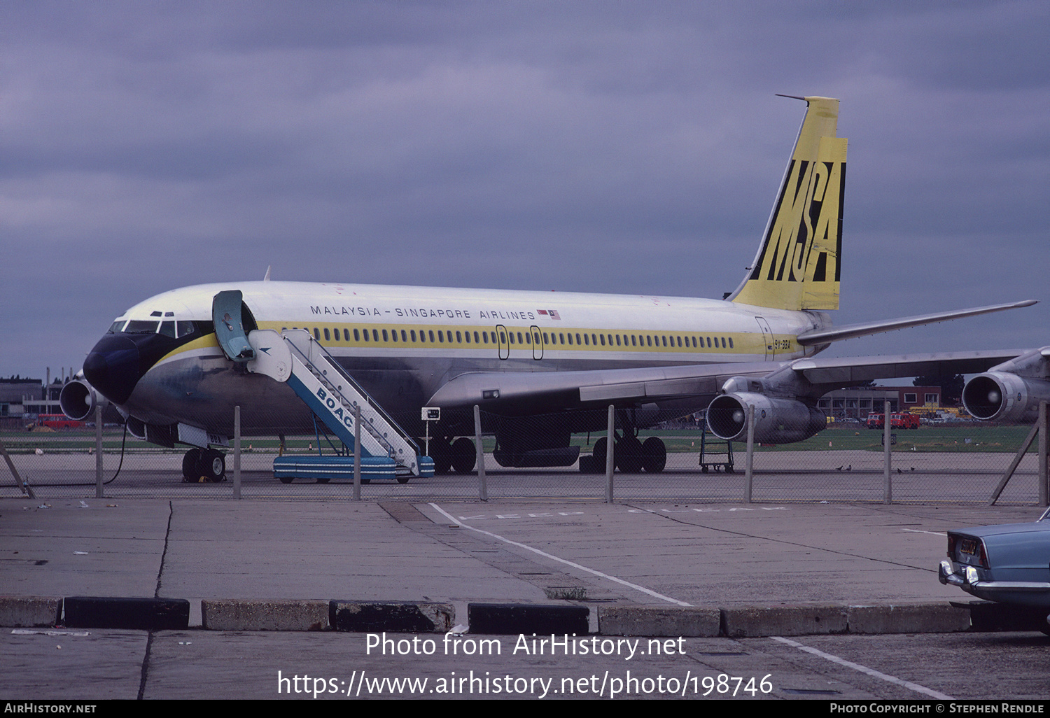 Aircraft Photo of 9V-BBA | Boeing 707-312B | Malaysia