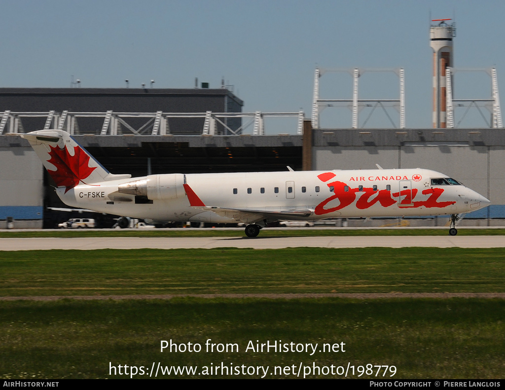 Aircraft Photo of C-FSKE | Canadair CRJ-100ER (CL-600-2B19) | Air Canada Jazz | AirHistory.net #198779