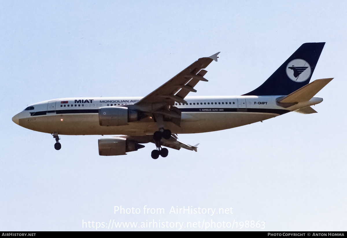 Aircraft Photo of F-OHPT | Airbus A310-304 | MIAT Mongolian Airlines | AirHistory.net #198863