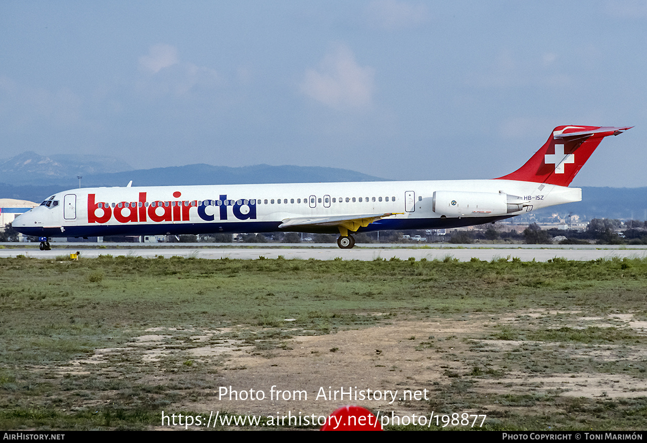 Aircraft Photo of HB-ISZ | McDonnell Douglas MD-83 (DC-9-83) | BalairCTA | AirHistory.net #198877