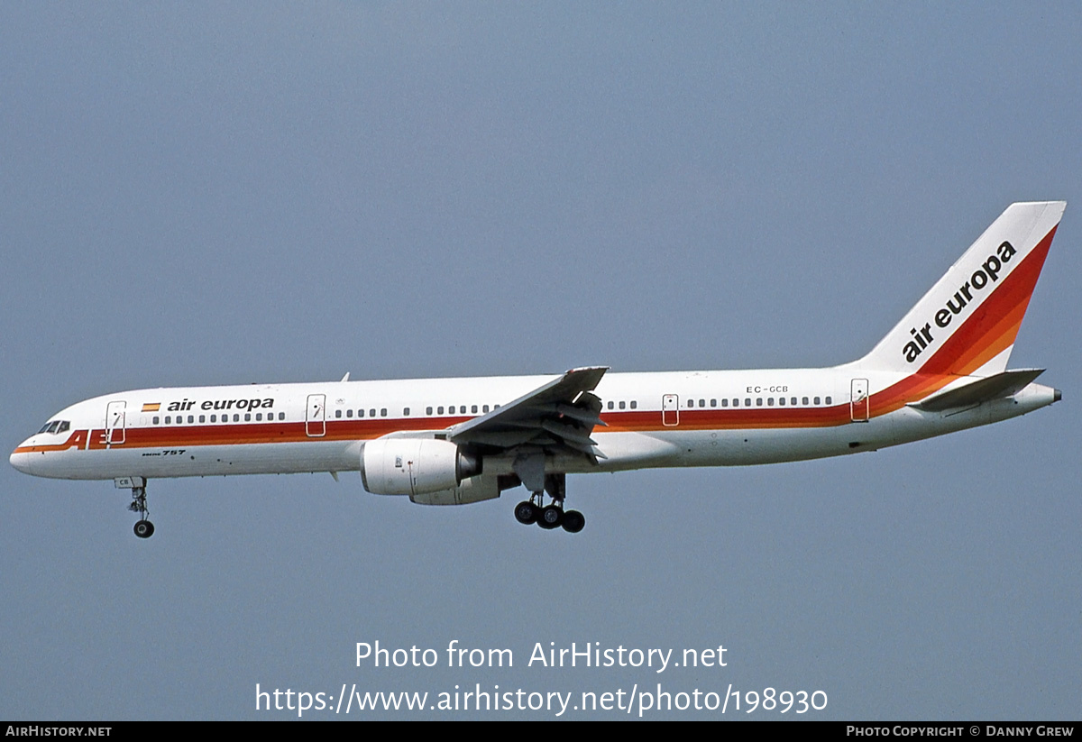 Aircraft Photo of EC-GCB | Boeing 757-236 | Air Europa | AirHistory.net #198930