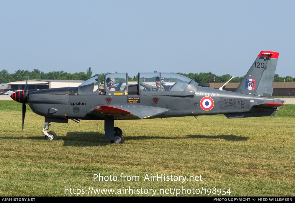 Aircraft Photo of N36TB | Socata TB-30 Epsilon | France - Air Force | AirHistory.net #198954