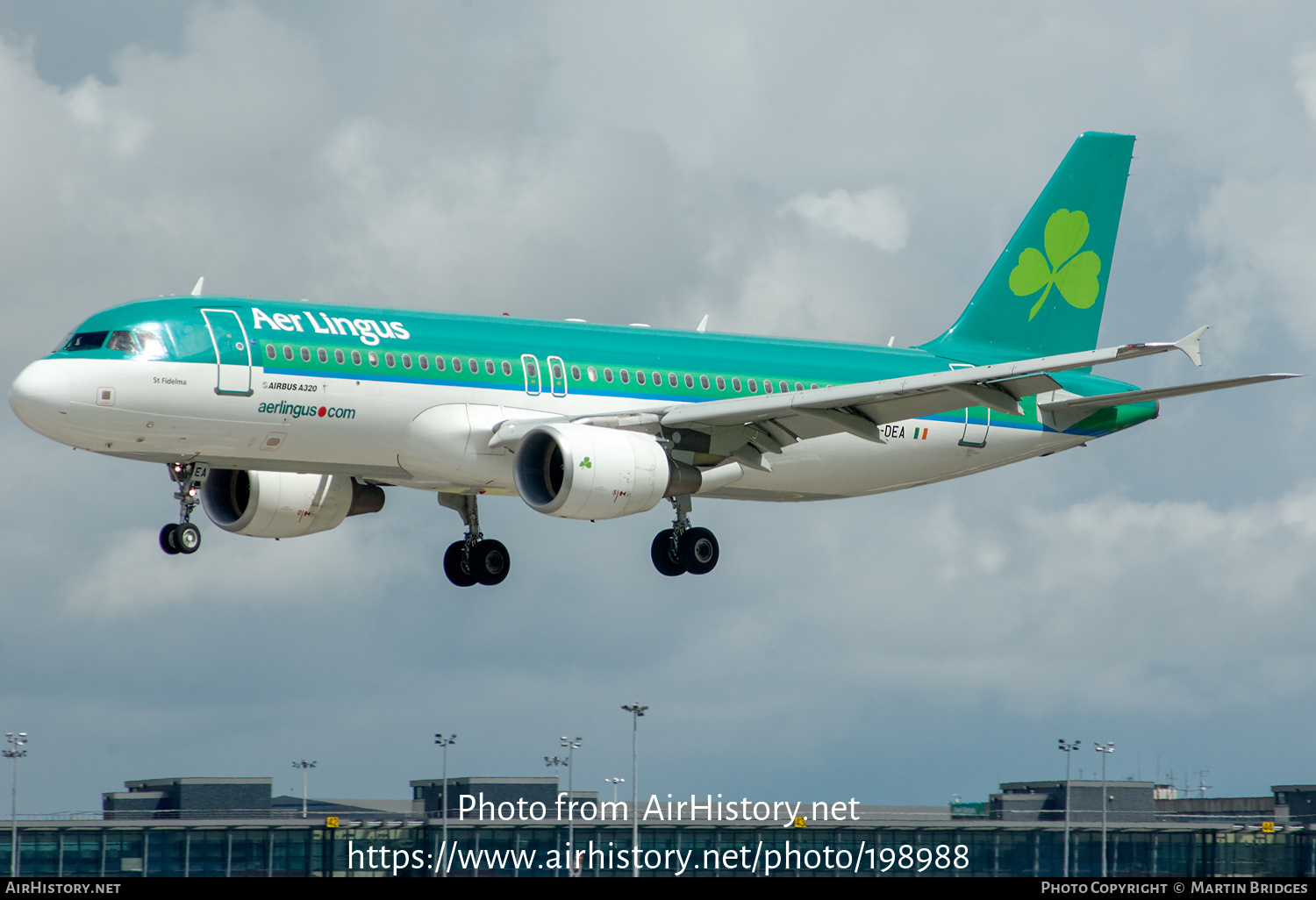 Aircraft Photo of EI-DEA | Airbus A320-214 | Aer Lingus | AirHistory.net #198988