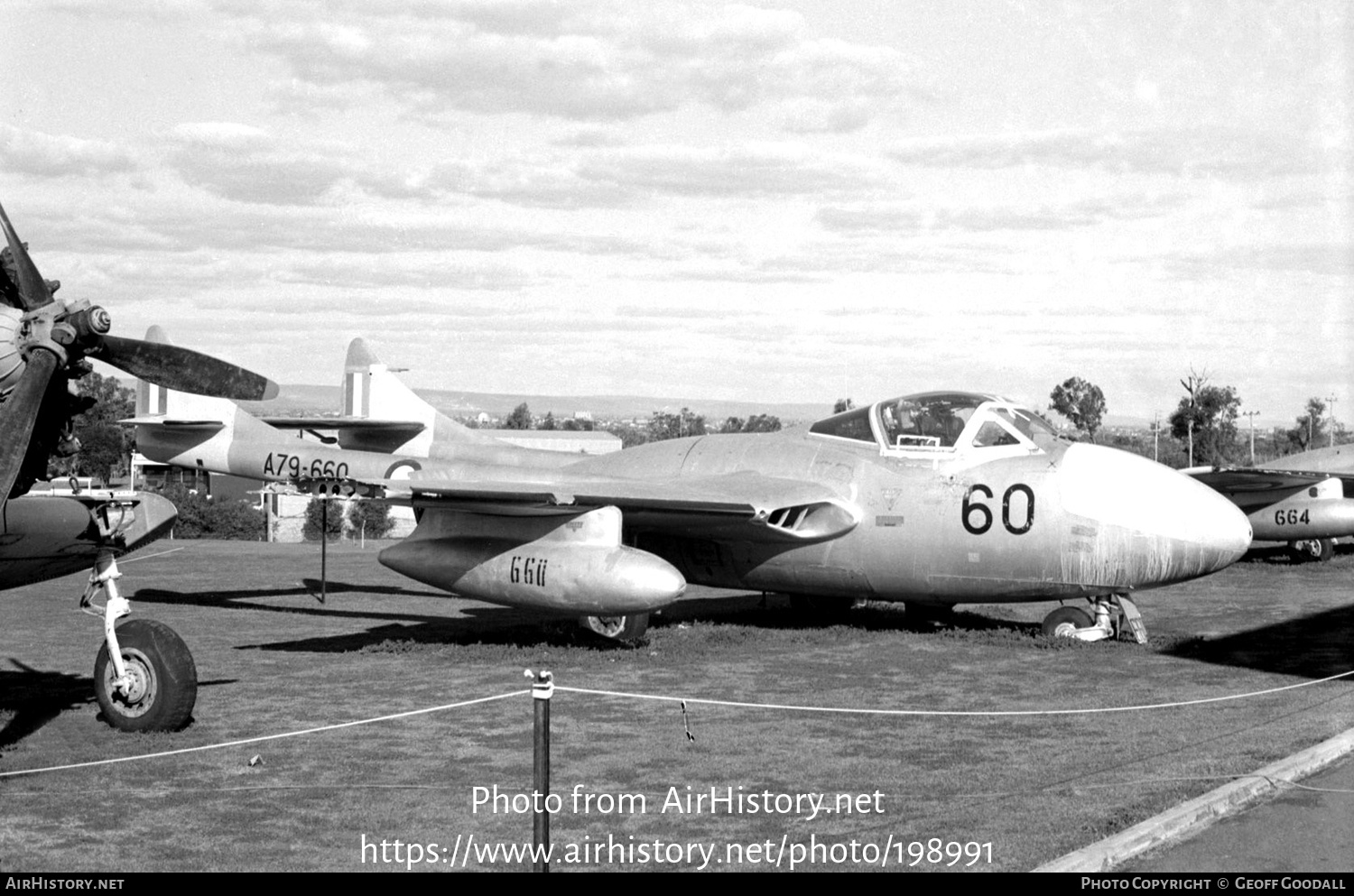 Aircraft Photo of A79-660 | De Havilland D.H. 115 Vampire T35 | Australia - Air Force | AirHistory.net #198991