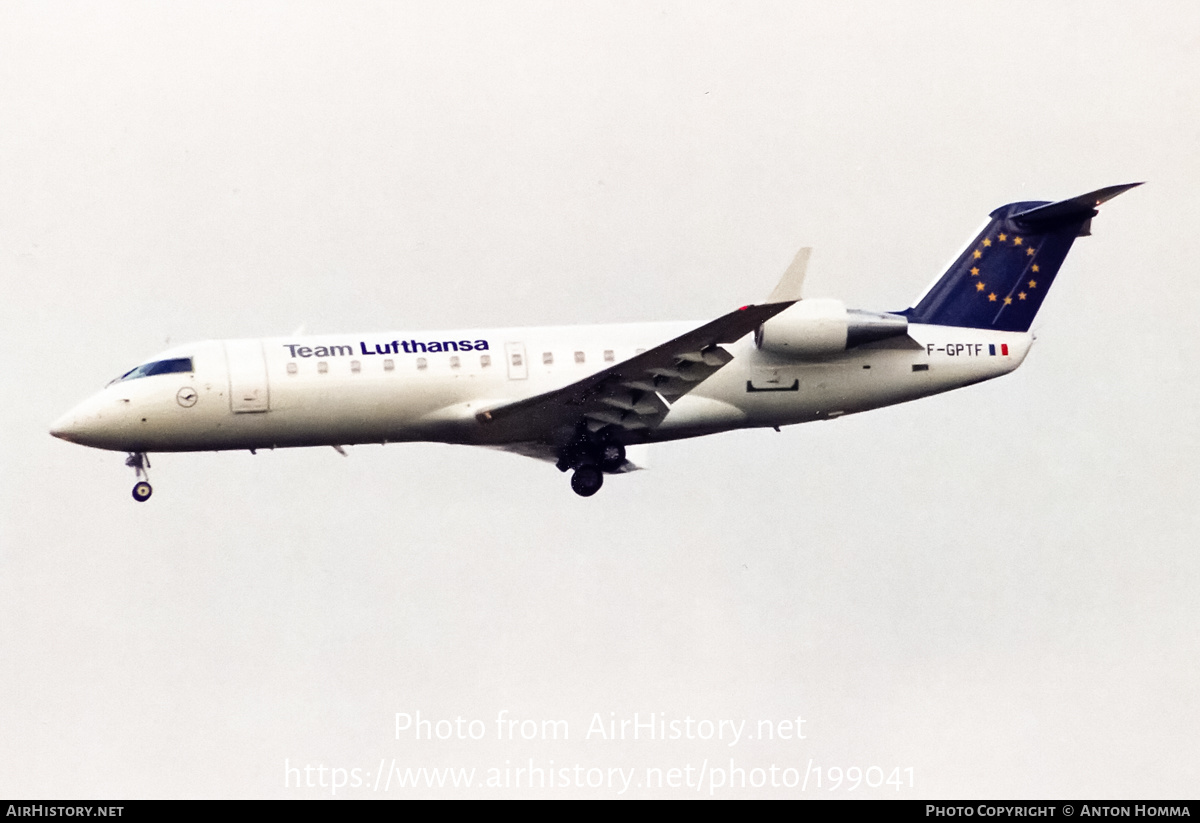 Aircraft Photo of F-GPTF | Bombardier CRJ-100ER (CL-600-2B19) | Team Lufthansa | AirHistory.net #199041