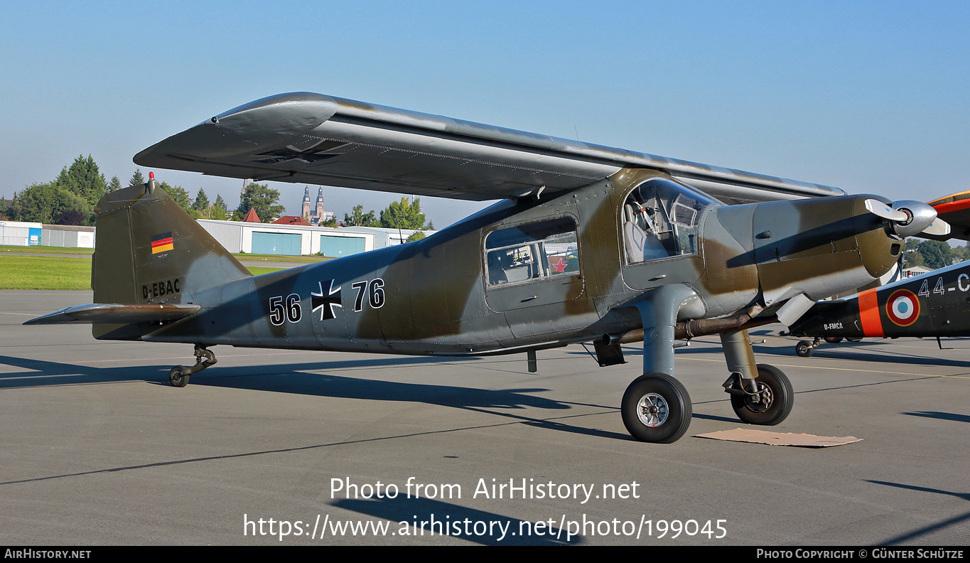 Aircraft Photo of D-EBAC / 5676 | Dornier Do-27A-4 | Germany - Army | AirHistory.net #199045