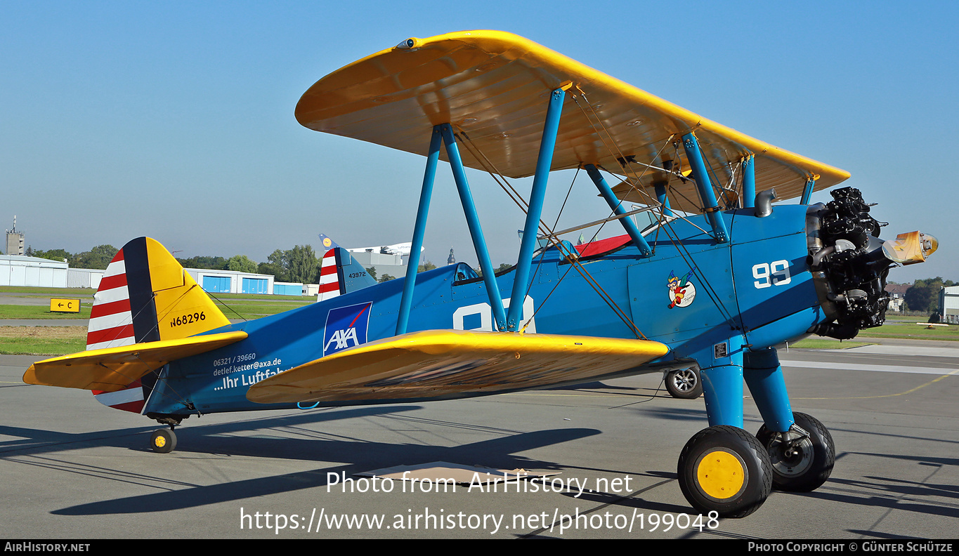 Aircraft Photo of N68296 | Boeing B75N Stearman | AirHistory.net #199048