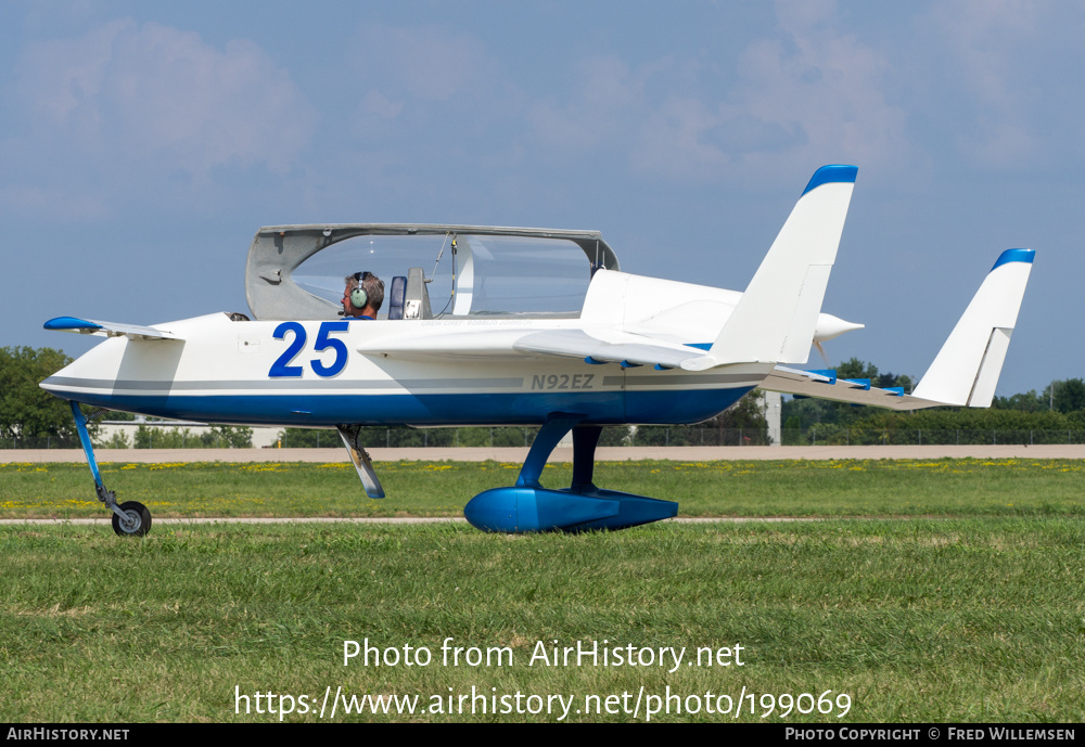 Aircraft Photo of N92EZ | Rutan 31 VariEze | AirHistory.net #199069