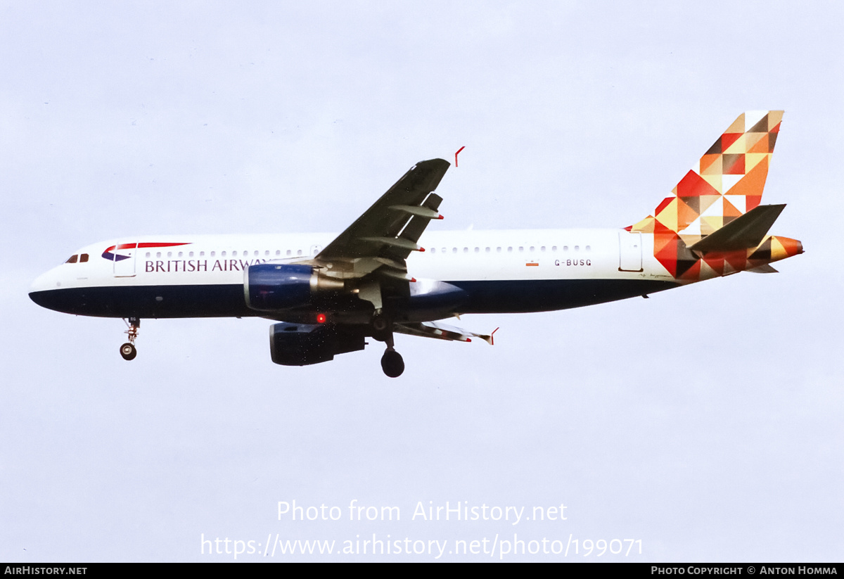 Aircraft Photo of G-BUSG | Airbus A320-211 | British Airways | AirHistory.net #199071