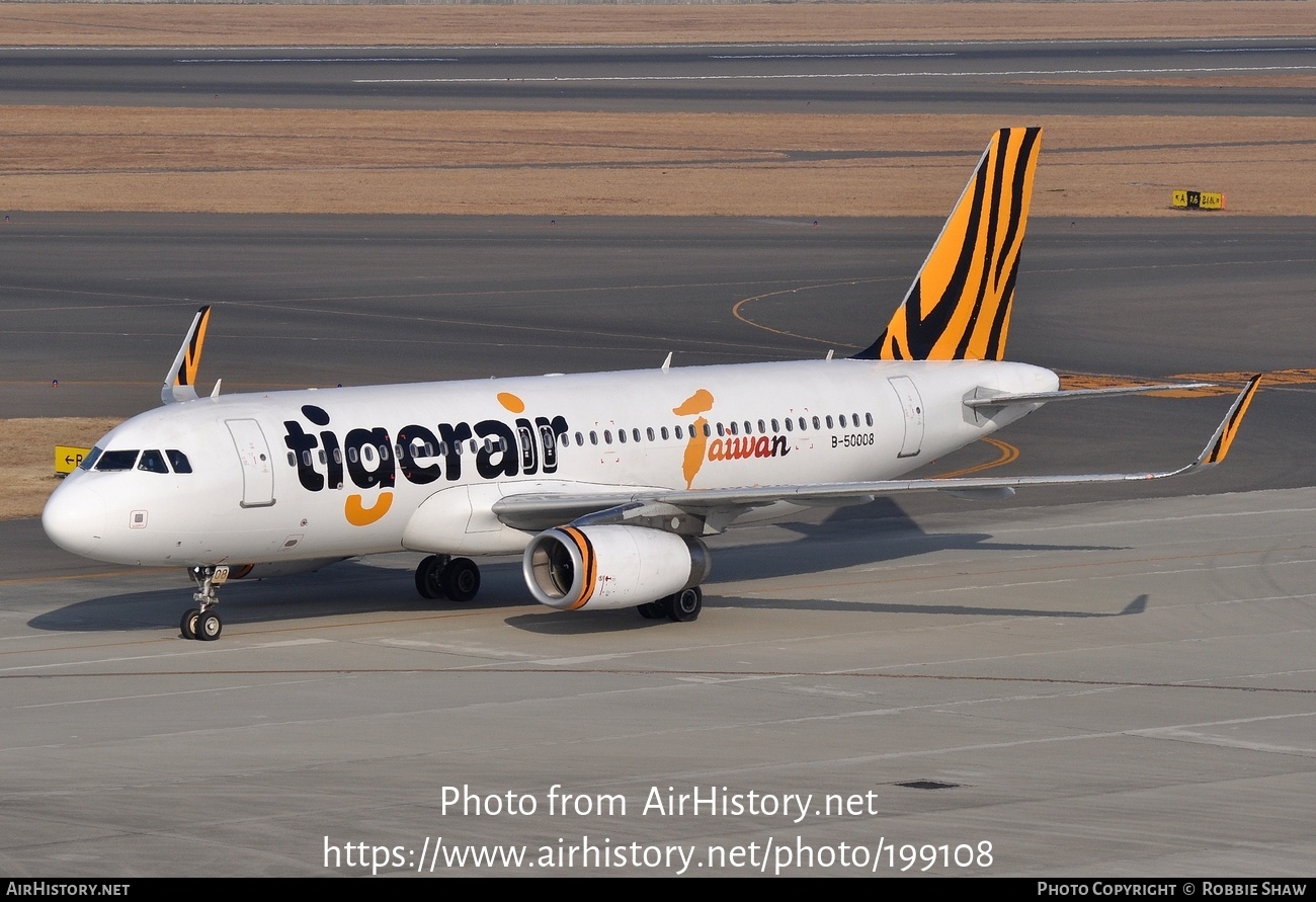 Aircraft Photo of B-50008 | Airbus A320-232 | Tigerair Taiwan | AirHistory.net #199108