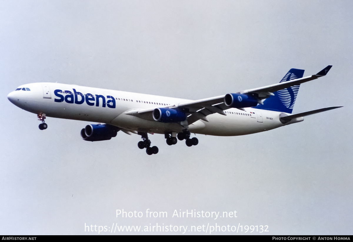 Aircraft Photo of OO-SCW | Airbus A340-212 | Sabena | AirHistory.net #199132