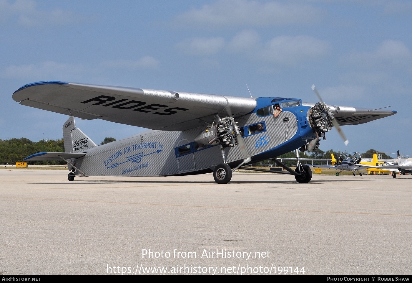 Aircraft Photo of N8407 / NC8407 | Ford 4-AT-E Tri-Motor | EAA - Experimental Aircraft Association | Eastern Air Transport | AirHistory.net #199144