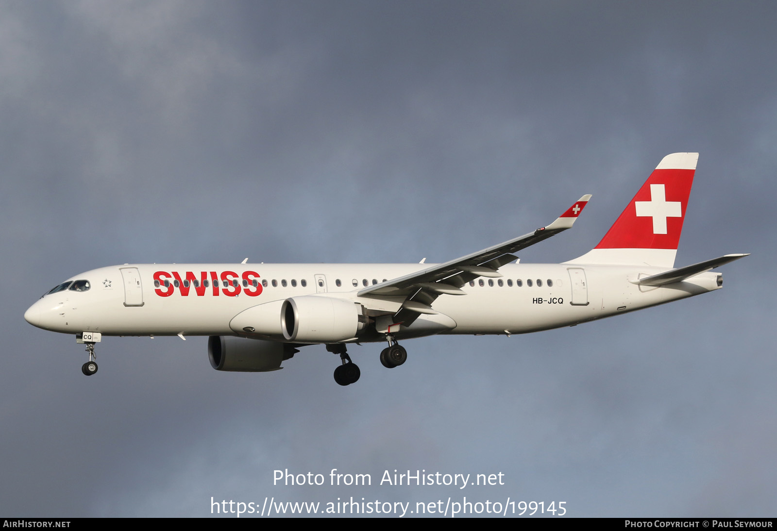 Aircraft Photo of HB-JCQ | Airbus A220-371 (BD-500-1A11) | Swiss International Air Lines | AirHistory.net #199145