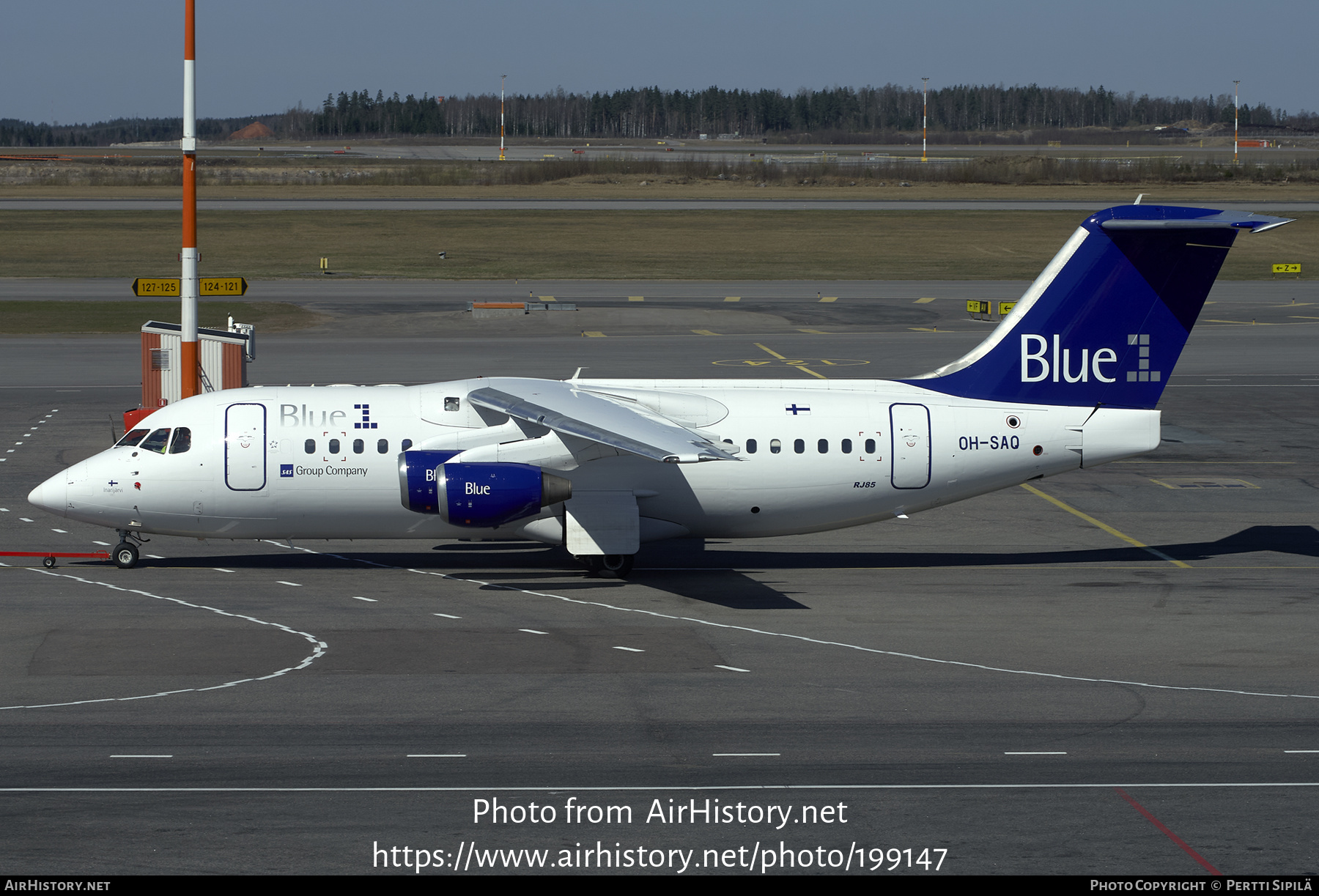 Aircraft Photo of OH-SAQ | British Aerospace Avro 146-RJ85 | Blue1 | AirHistory.net #199147