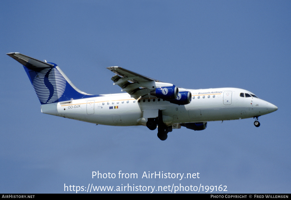 Aircraft Photo of OO-DJX | British Aerospace Avro 146-RJ85 | SN Brussels Airlines | AirHistory.net #199162