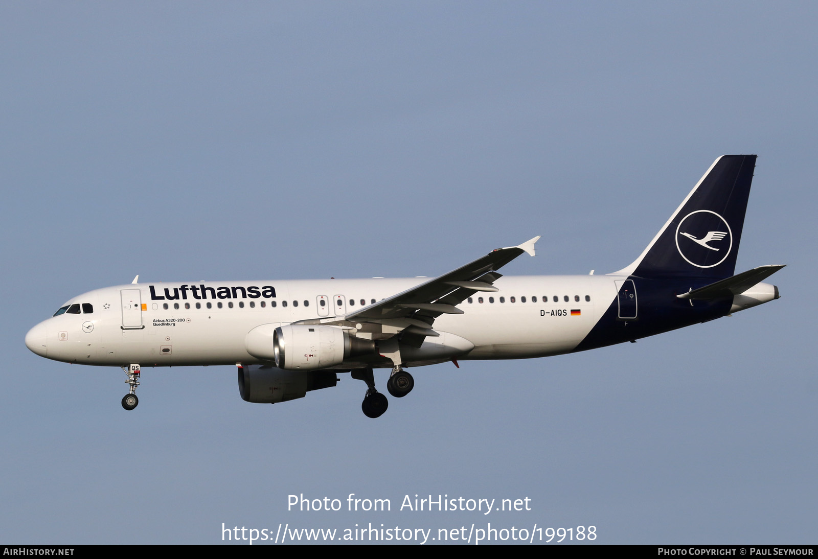 Aircraft Photo of D-AIQS | Airbus A320-211 | Lufthansa | AirHistory.net #199188