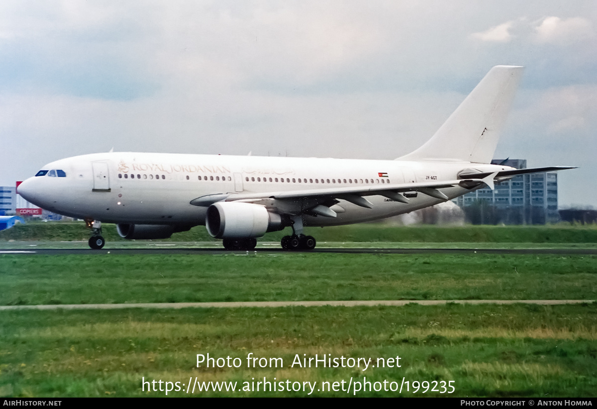 Aircraft Photo of JY-AGT | Airbus A310-308 | Royal Jordanian Airlines | AirHistory.net #199235