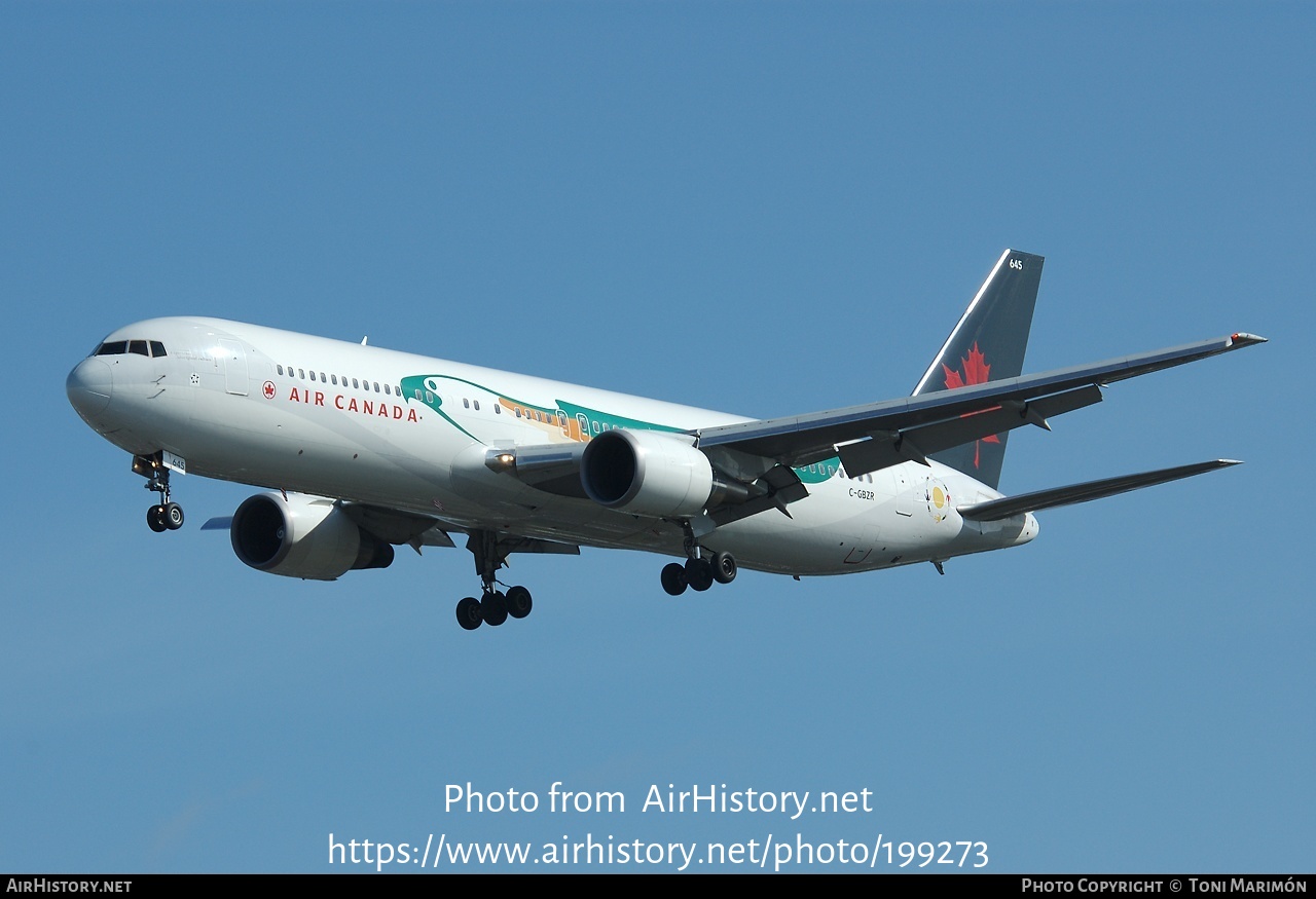 Aircraft Photo of C-GBZR | Boeing 767-38E/ER | Air Canada | AirHistory.net #199273