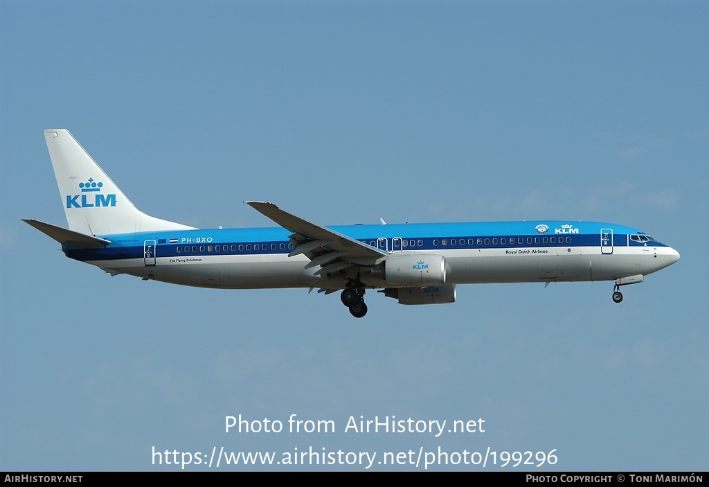 Aircraft Photo of PH-BXO | Boeing 737-9K2 | KLM - Royal Dutch Airlines | AirHistory.net #199296