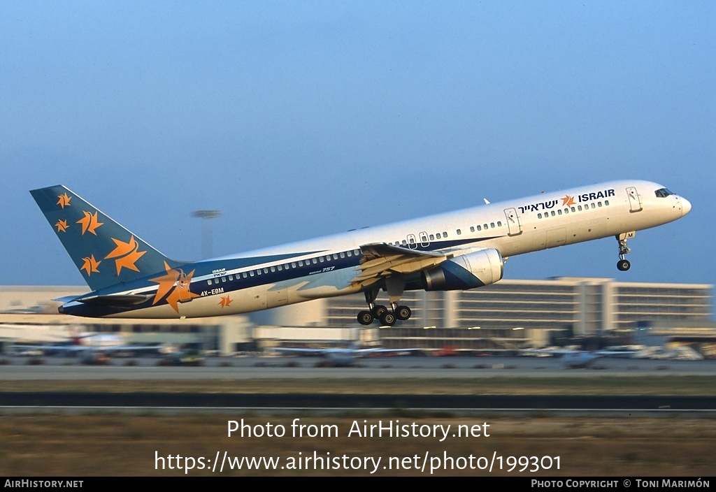 Aircraft Photo of 4X-EBM | Boeing 757-258 | Israir | AirHistory.net #199301