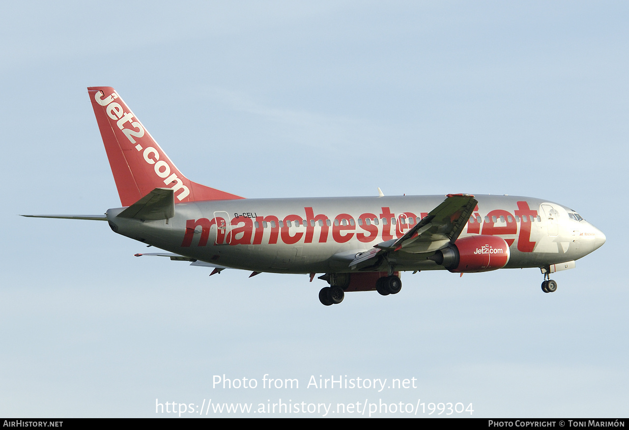 Aircraft Photo of G-CELI | Boeing 737-330 | Jet2 | AirHistory.net #199304