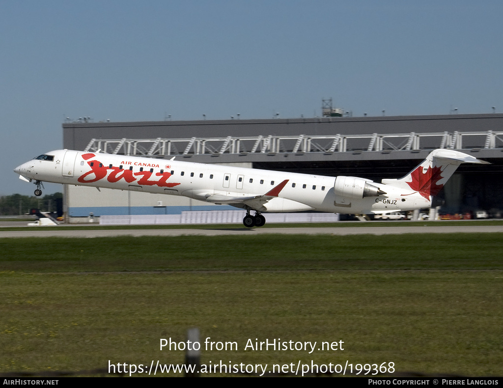 Aircraft Photo of C-GNJZ | Bombardier CRJ-705ER (CL-600-2D15) | Air Canada Jazz | AirHistory.net #199368