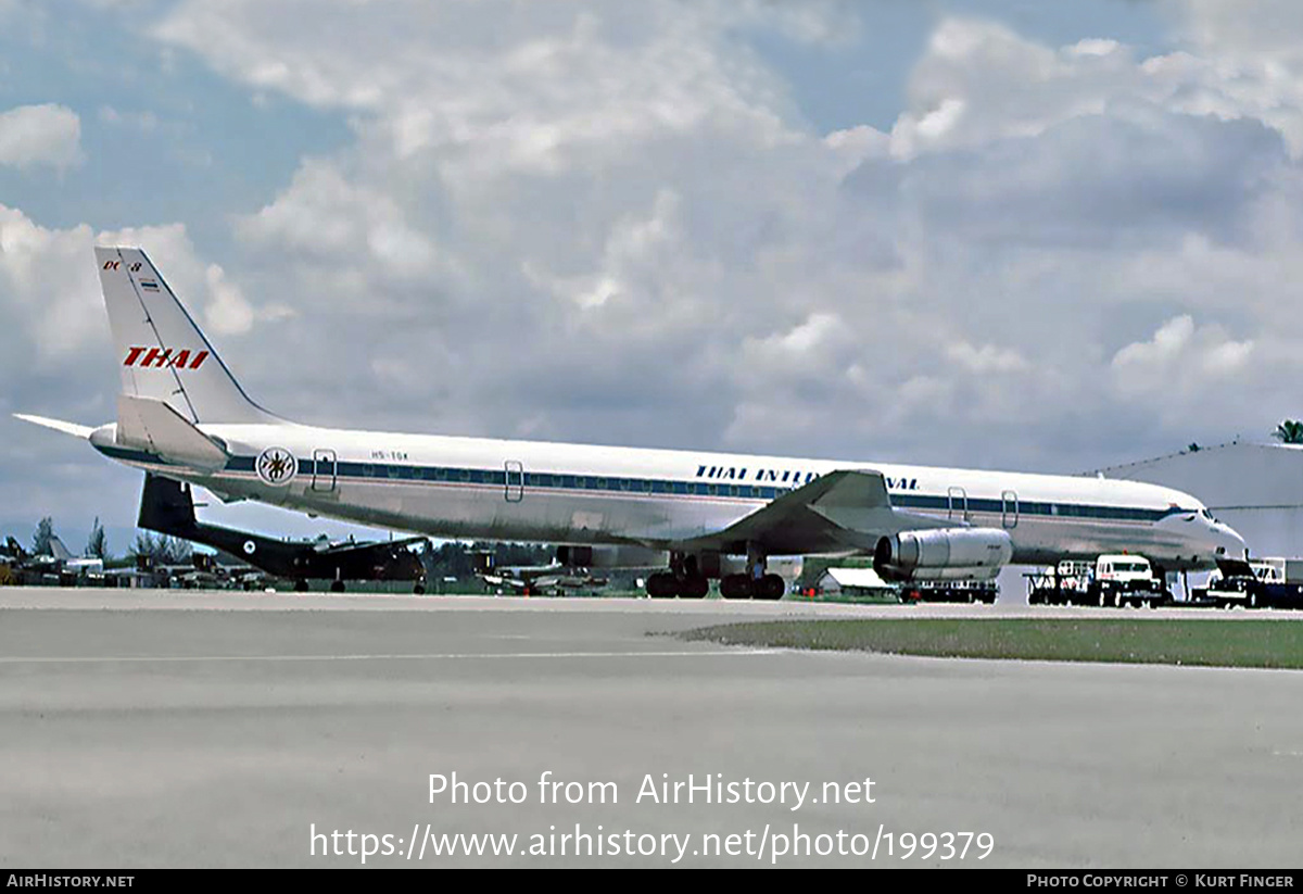 Aircraft Photo of HS-TGX | McDonnell Douglas DC-8-63 | Thai Airways International | AirHistory.net #199379