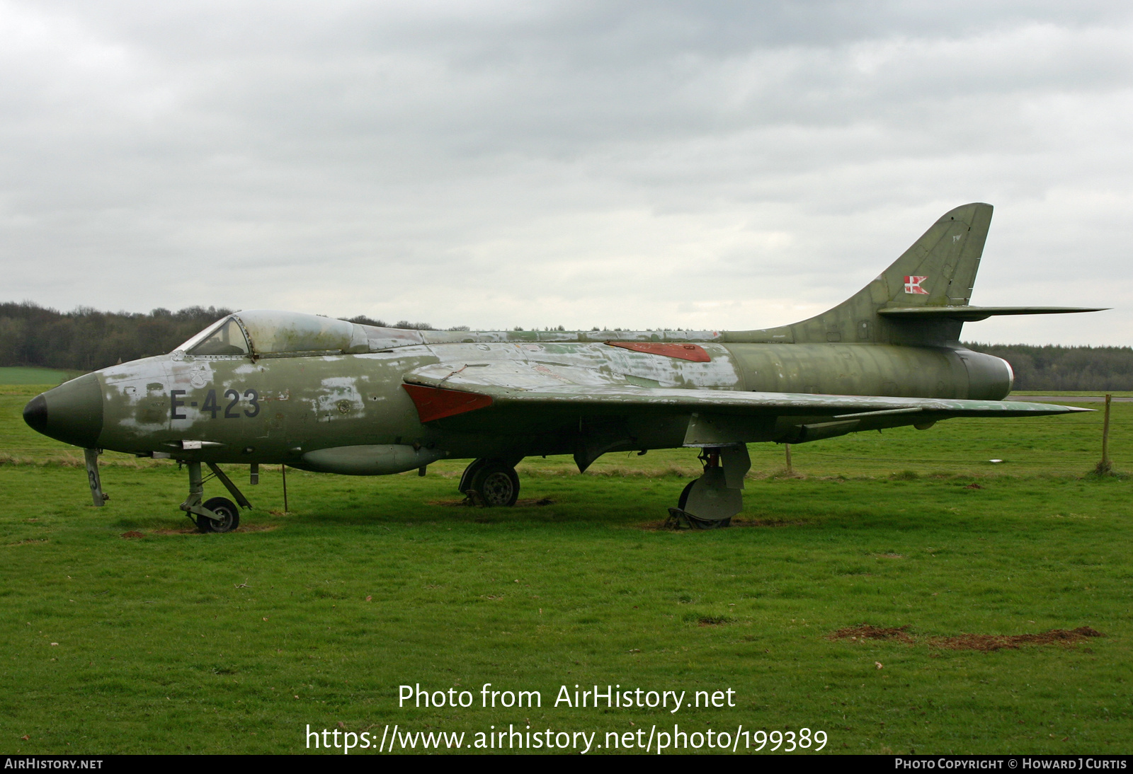 Aircraft Photo of E-423 | Hawker Hunter F51 | Denmark - Air Force | AirHistory.net #199389