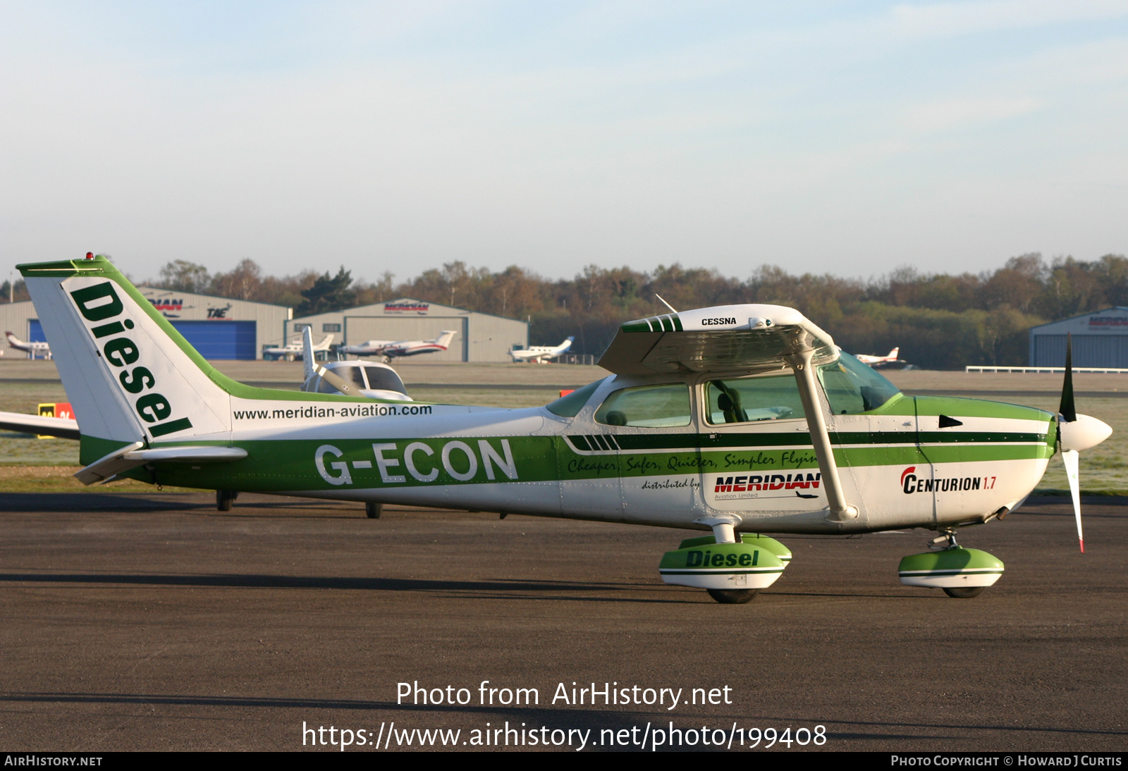 Aircraft Photo of G-ECON | Cessna 172M Skyhawk II | Meridian Aviation | AirHistory.net #199408