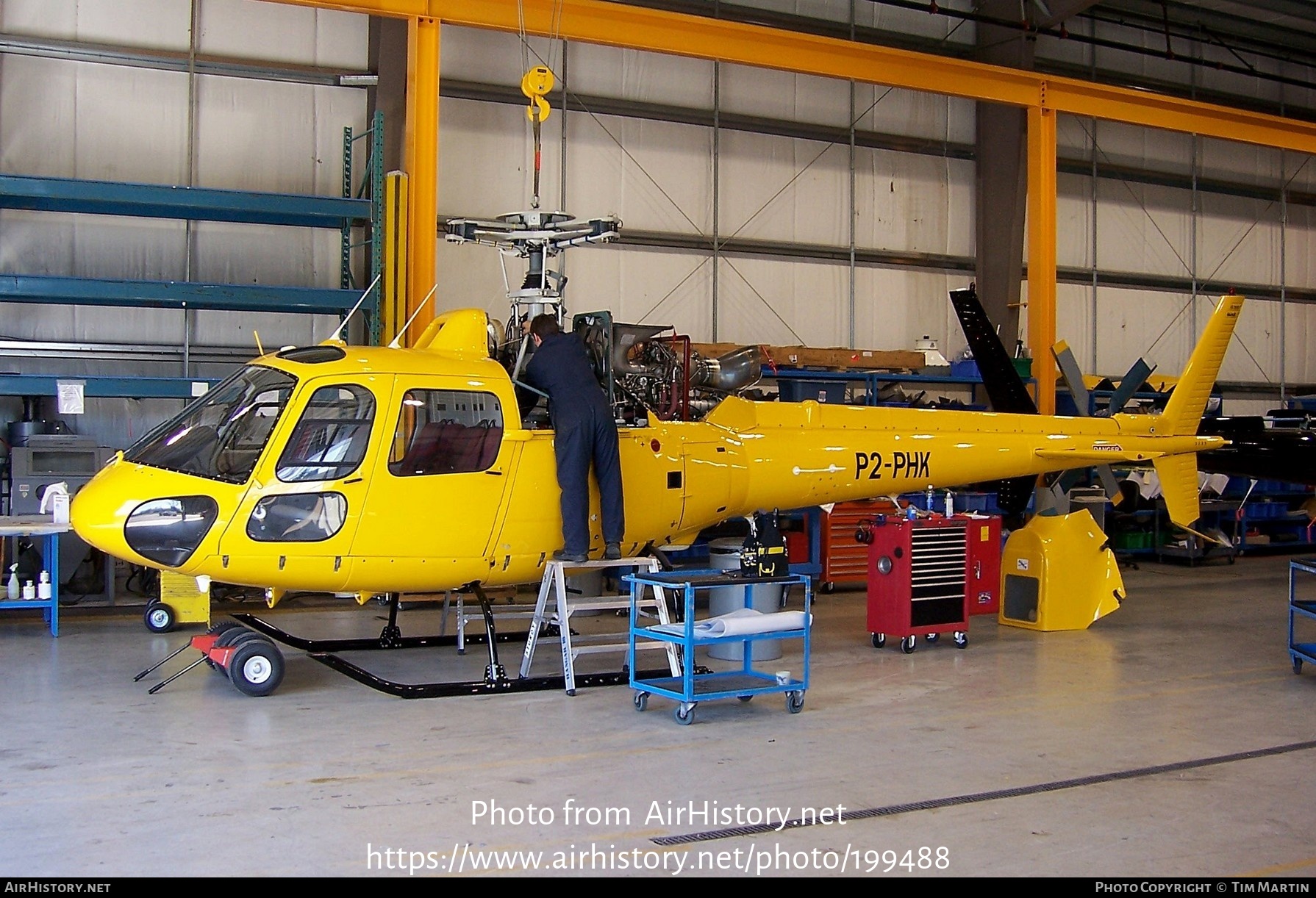 Aircraft Photo of P2-PHK | Eurocopter AS-350B-2 Ecureuil | AirHistory.net #199488