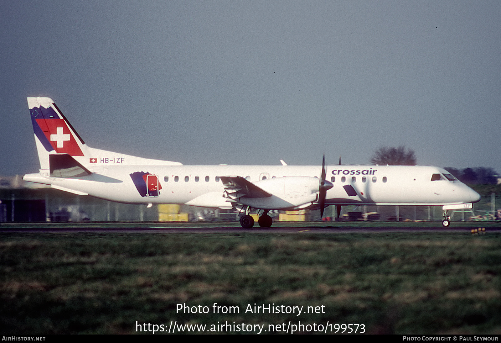 Aircraft Photo of HB-IZF | Saab 2000 | Crossair | AirHistory.net #199573