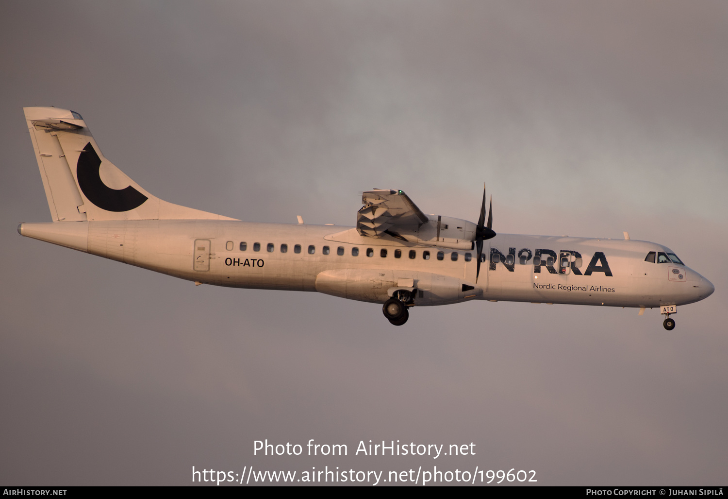 Aircraft Photo of OH-ATO | ATR ATR-72-500 (ATR-72-212A) | Norra - Nordic Regional Airlines | AirHistory.net #199602